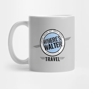 Where's Walter Travel Logo_(DRK) Mug